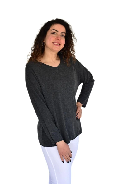 Kadın Yarasa Kol Bluz BGL-ST04213 - Resim 4