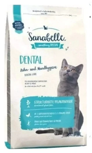 Sanabelle Dental Ağız Ve Diş Sağlığı İçin Yetişkin Kedi Maması 10 kg
