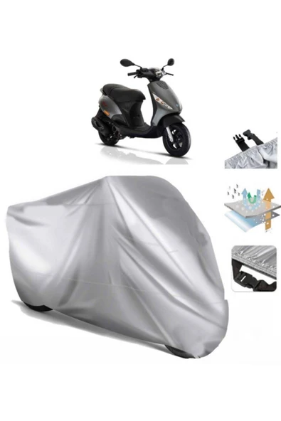 Piaggio Zip 50  Arka Çanta (bağlantı Tokalı) Uyumlu SolarBlock Prime Motosiklet Brandası Örtüsü