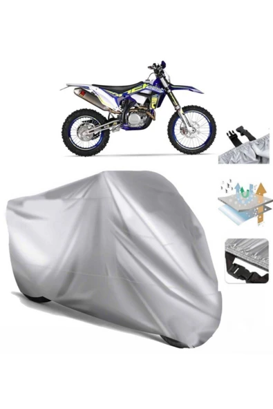 Sherco Sef300r Factory (bağlantı Tokalı) Uyumlu SolarBlock Prime Motosiklet Brandası Örtüsü