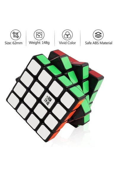 Qy Speed Cube Zeka Küpü 4x4 Rubiks Küp - 2