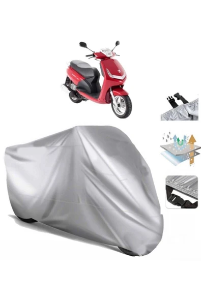 Peugeot Vivacity 125  Arka Çanta (bağlantı Tokalı) Uyumlu SolarBlock  Motosiklet Brandası Örtüsü