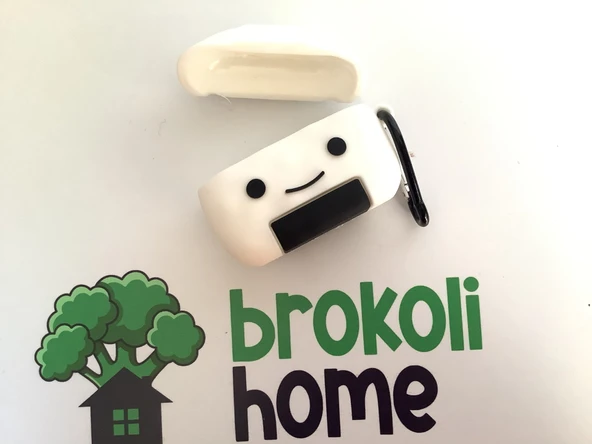 Brokoli Home Airpods 3.nesil uyumlu 3d Kopçalı Kulaklık Kılıfı Beyaz Gülen Surat - 2
