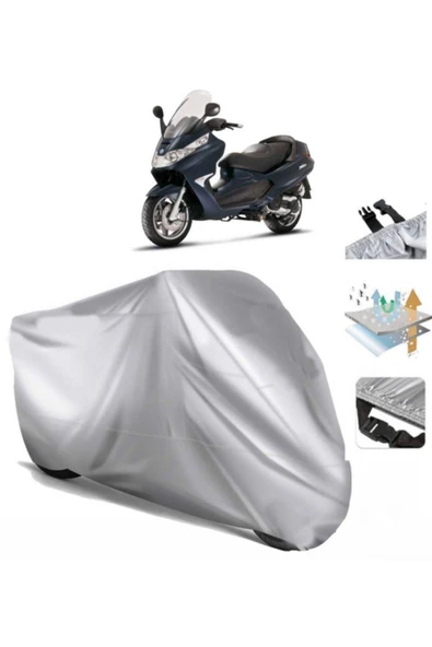 Piaggio X8 400 Ie (bağlantı Tokalı) Uyumlu SolarBlock Prime Motosiklet Brandası Örtüsü