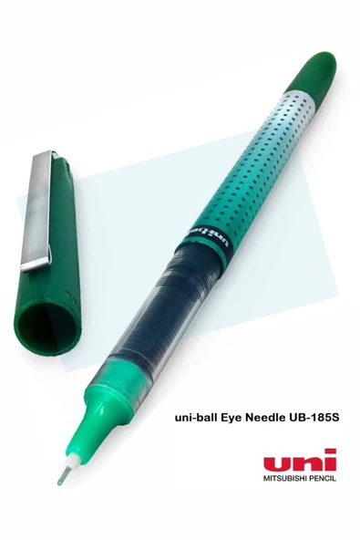Kırmızı Pilot Kalem 10 Adet Uniball Eye Needle 0.5 mm İğne Uçlu Pilot Kalem Ub-185 S İğne Uçlu Likit Mürekkep Jel Kalem - 4