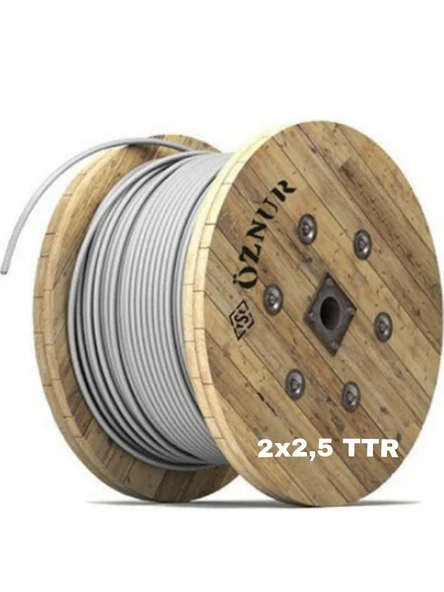 2X2,5 TTR Kablo Metre Seçenekli (Beyaz) - 2