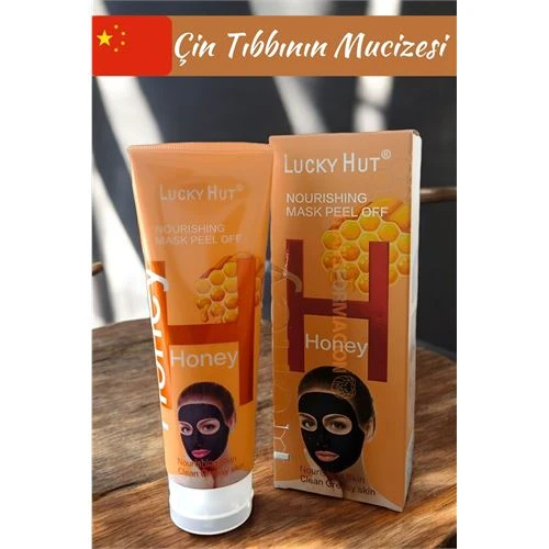 LUCKY HUT Soyulan Yüz Maskesi Cildi Besler, Yağlı Cildi Temizler