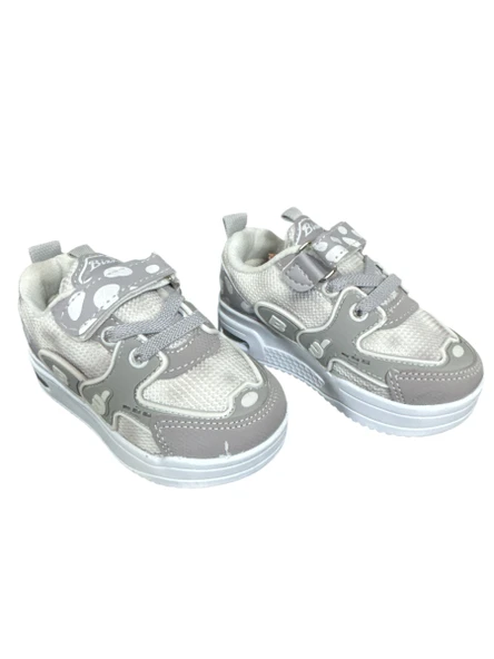 Bixro Gri Kız Çocuk Ayakkabısı - Resim 3