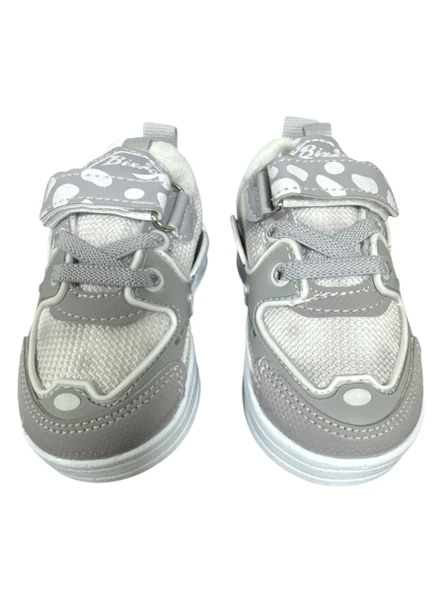 Bixro Gri Kız Çocuk Ayakkabısı - Resim 2