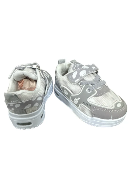 Bixro Gri Kız Çocuk Ayakkabısı - Resim 4