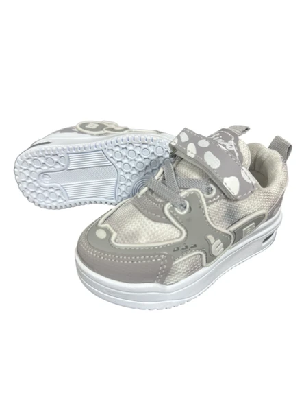 Bixro Gri Kız Çocuk Ayakkabısı - Resim 5