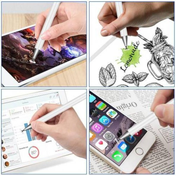 Universal iPad Stylus Dokunmatik Tablet Kalem - Eldiven - Yedek Uç - 3