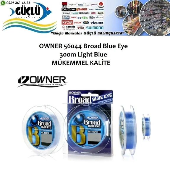 Owner Misina 56044 Broad Blue Eye 300Mt 0,24Mm ürün görseli