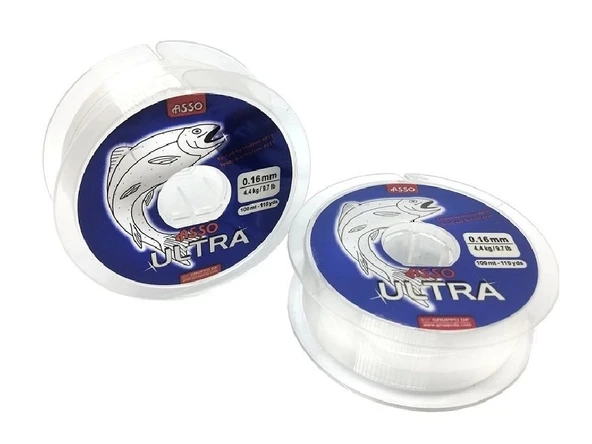 Asso Ultra Paralelling 100Mt Monofilament Misina Beyaz 0,30Mm
