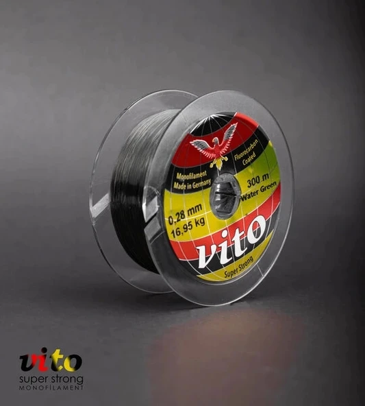 Vito Water Green Monoflament Misina 300 Metre 0,28Mm ürün görseli
