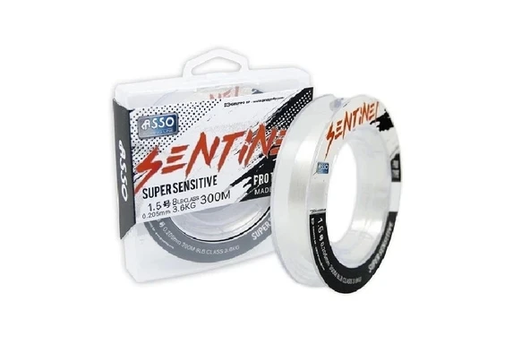 Asso Sentinel Süper Sensitive Fc Coated Line 300Mt Beyaz 0,37Mm