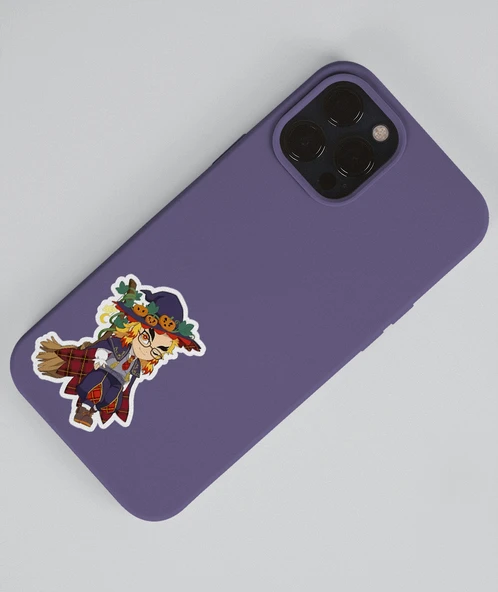 Demon Slayer-Kyōjurō Rengoku-Muichiro Tokito-parlak kağıt -2li sticker set-telefon süsleme - 3