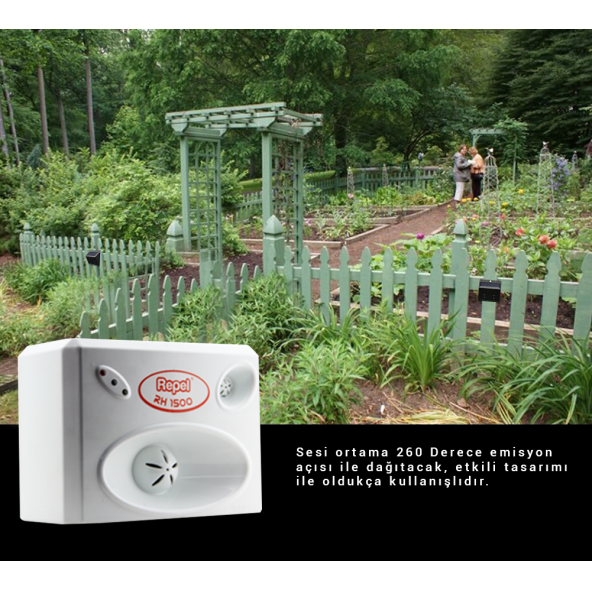 Repel RH 1500 V2 Elektronik Kedi Köpek Hayvan Kovucu - 7