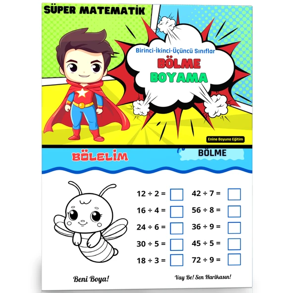 Birinci-İkinci ve Üçüncü Sınıflar Süper Matematik (BÖL-BOYA)