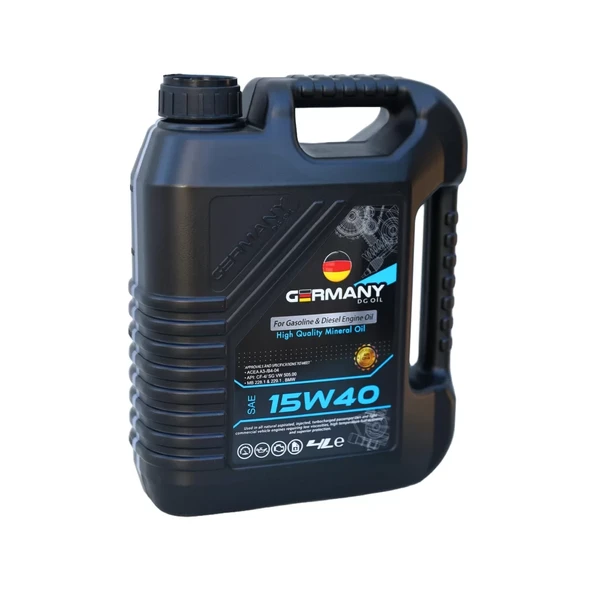 DG OIL GERMANY 15w-40 A3-B4 Full Synthetic 4 Lt - Resim 2