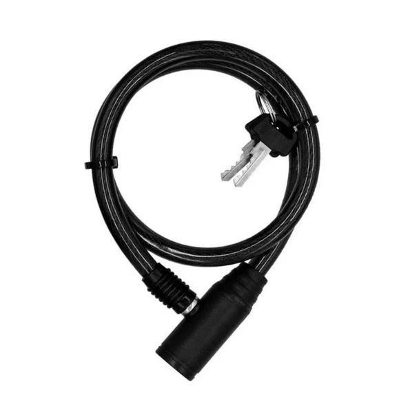 Bisiklet Kilidi 65 cm Çelik Halat Zincir Kilit Çap 10 mm Ø  Hırsız Önleme Güvenlik 1 Adet - 5