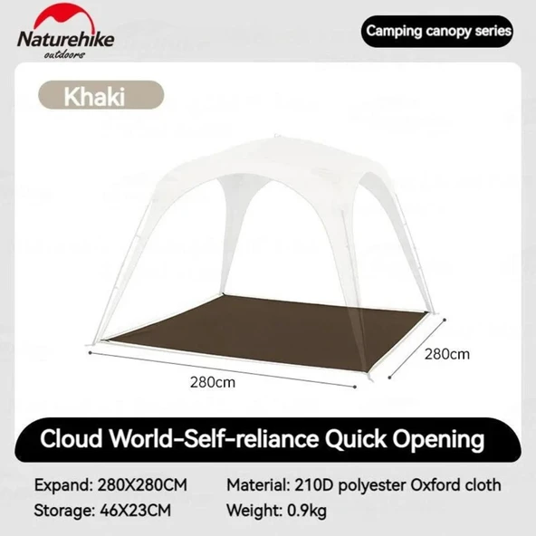 Naturehike Cloud Boundar Quick Opening Kanopi  Alt Zemin - 2