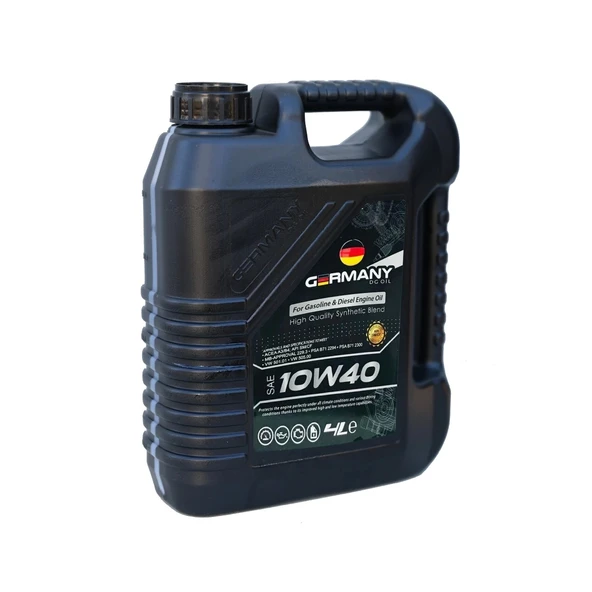 DG OIL GERMANY 10w-40 A3-B4 Sentetik Motor Yağı 4 Lt - 2