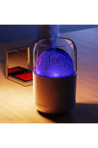 POLYGOLD Ulrasonik Hava - Oda- Araç Nemlendirici Buhar Makinesi Aroma Difüzörü Işıklı - 6