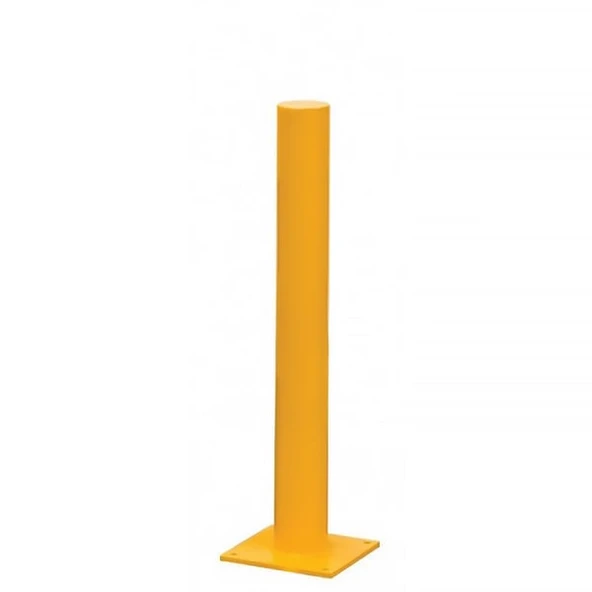 Araç Bariyer Sistemleri Sabit Park Bariyeri Demir Duba Metal Delinatör 75 cm Kırmızı - 2