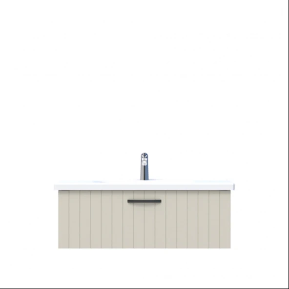 D10 Next Lavabo Dolabı Tezgah Altı 1 Çekmeceli 100 cm Dafne Lake