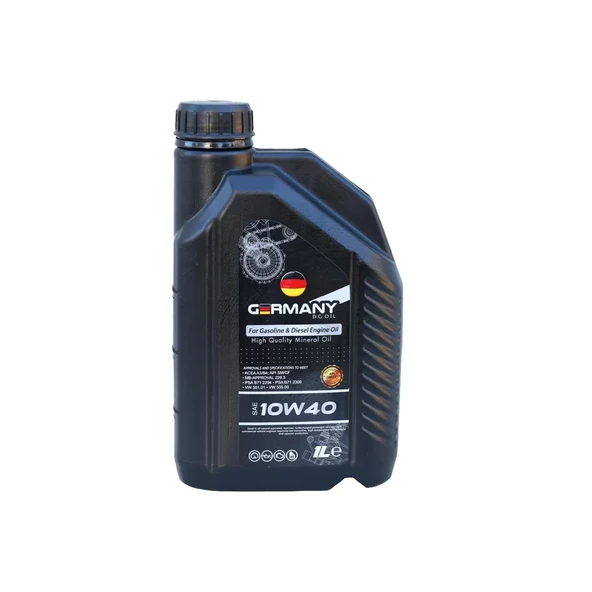 DG OIL GERMANY 10w-40 A3-B4 Sentetik Motor Yağı 1 Lt