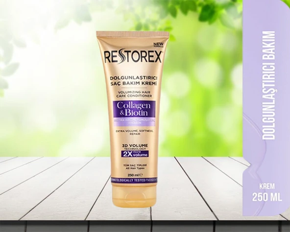 Restorex Dolgunlaştırıcı Saç Bakım Kremi Collagen & Biotin 250 Ml 1 adet
