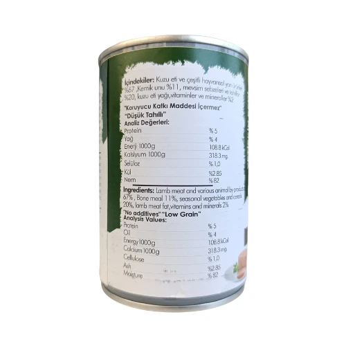 Snow Kuzu Etli 400 Gr Yetişkin Konserve Kedi Maması 6 Adet - 3
