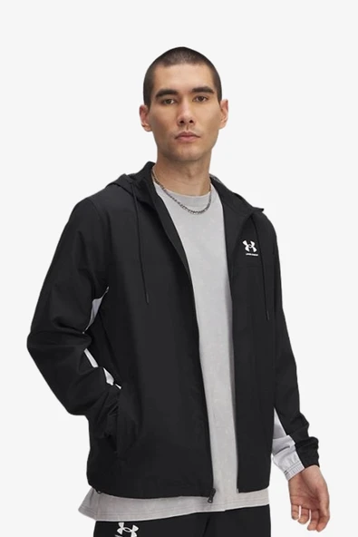 Under Armour Rival Wvn Windbreaker Erkek Siyah Rüzgarlık 1390149-001