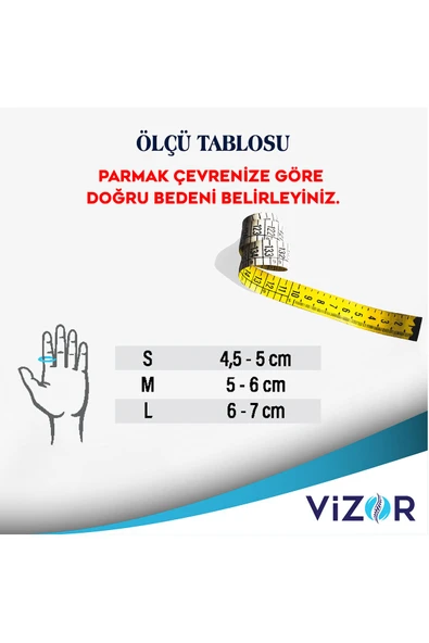 Vizor CODE 35 Butonier Parmak Atel S Beden - Resim 2