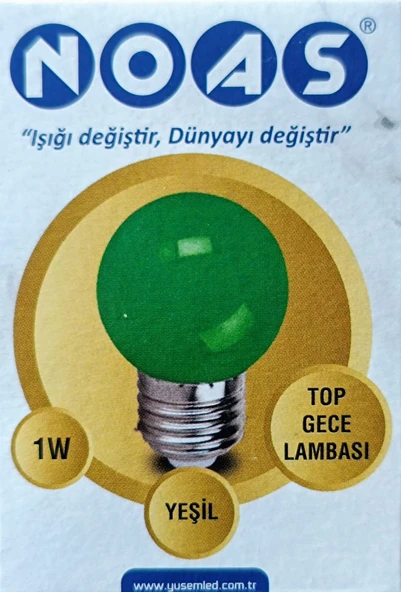 1W GECE LAMBASI YEŞİL - 4