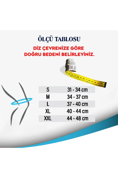 Vizor - Örme Patella Destekli Dizlik CODE 702 2XL Beden - Resim 2