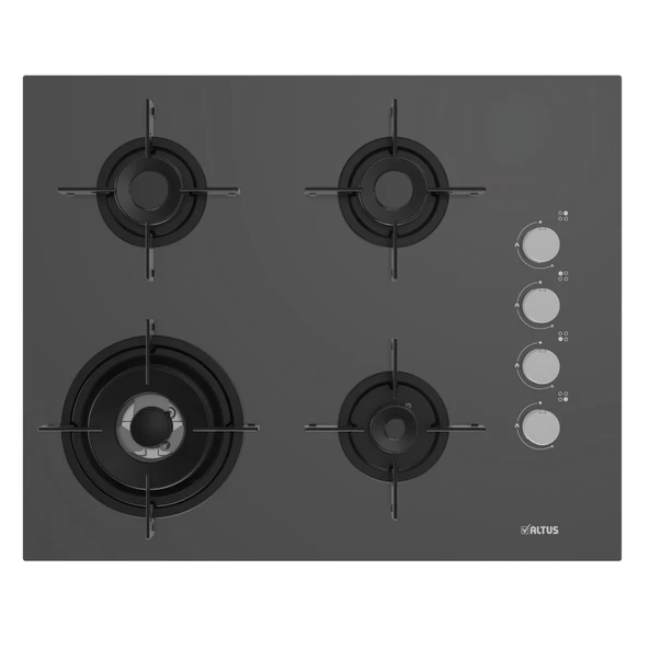 Altus ALA 189 DG Ankastre Cam Ocak Gri - 2