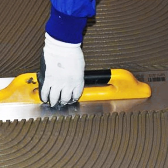 Plastik Saplı Metal Seramik Malası 30 cm Harç Derz Sıva Yüzey Düzleştirme Fugas Malası Saten 1 Adet - 4