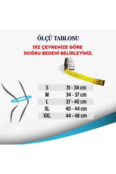 Vizor Örme Menteşeli Dizlik CODE 708 - Resim 2