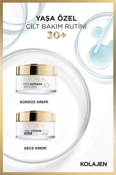 L'Oreal Paris Yaş Uzmanı 30 Kırışıklık Karşıtı Nemlendirici Gece Kremi - 5