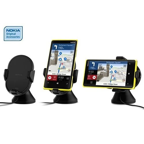 Nokia CR-200 WLC Kablosuz Şarj Destekli Araç Tutucu - Siyah - 2