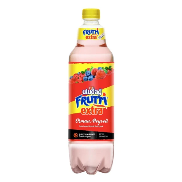 Uludağ Frutti 1 lt 6 lı Karma Paket - Mandalina - Orman Mey -Yeşil Limon - Resim 3