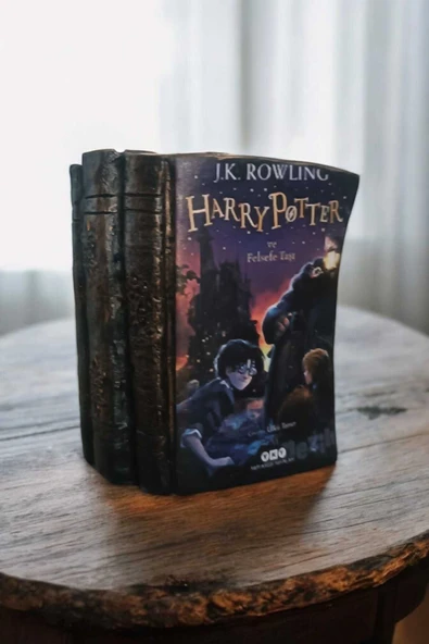 Harry Potter ve Felsefe Taşı Kitabı Şeklindeki Kalemlik 10x8 cm - 5