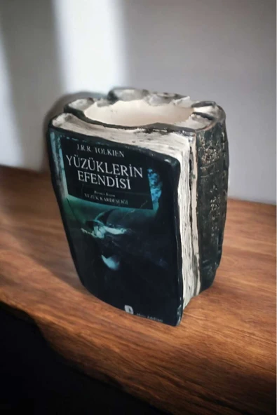 Yüzüklerin Efendisi Yüzük Kardeşliği Kitabı Şeklinde Kalemlik 10 x 8 cm - 3