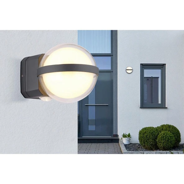12 Watt, 3200K, 3 Işık Yönlü, Elektrikle Çalışır, Modern Tasarım İç ve Dış Mekan Aplik, Led Aplik - 4