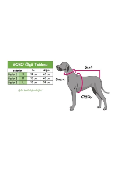 Kuru Kafa Desenli Papyonlu Gri Kedi Köpek Kıyafeti Elbisesi Large/L/Beden 3 - 6