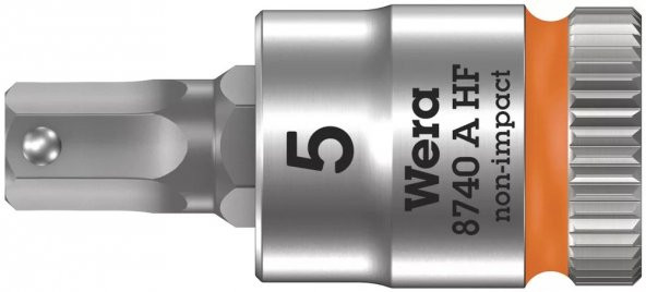 Wera 8740 A HF Hex-Plus 1/4" Lokma 5x28mm 05003335001