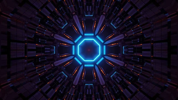 Cosmic Enerji Kaynağı Desenli Duvar Kağıdı - 7