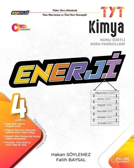 PALME YAYINEVİ TYT ENERJİ KİMYA KONU ÖZETLİ SORU FASİKÜLLERİ (4 FASİKÜL) ürün görseli
